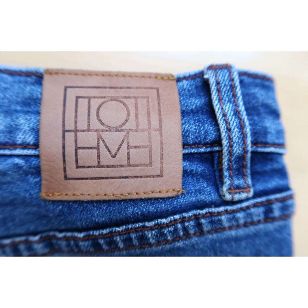 TOTEME Original Twisted Seam High Rise Stretch Denim Jeans NET-A-PORTER 26 $400 - Picture 7 of 10